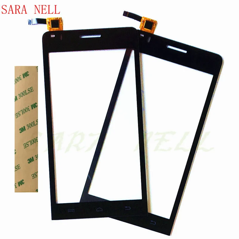 

SARA NELL Phone Touch Screen Sensor For Explay Tornado Touchscreen Touch Panel Digitizer Glass Front Lens Replacement+tape