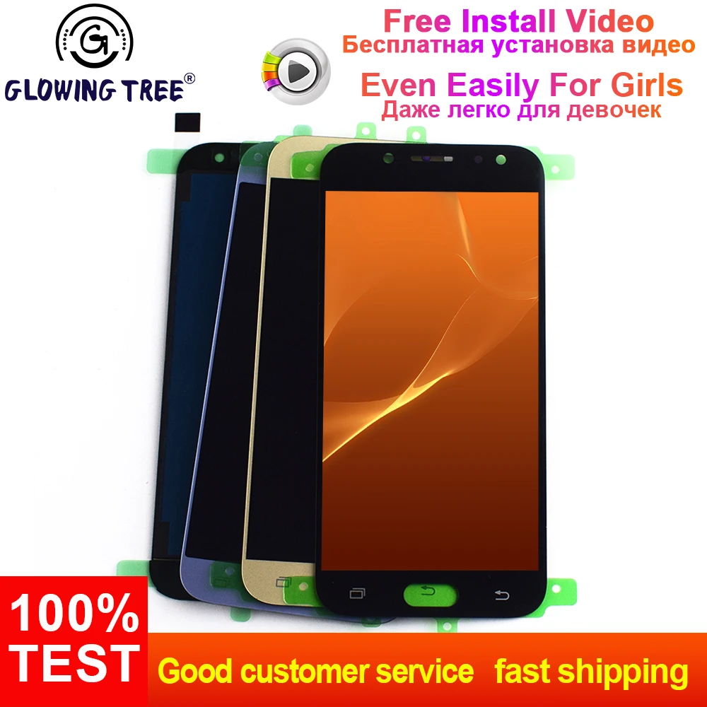 

J530 2017 LCD Adjustable For Samsung Calaxy J5 j530 2017 J530F J530FN LCD Display Monitor Panel+Touch Screen Digitizer Assembly