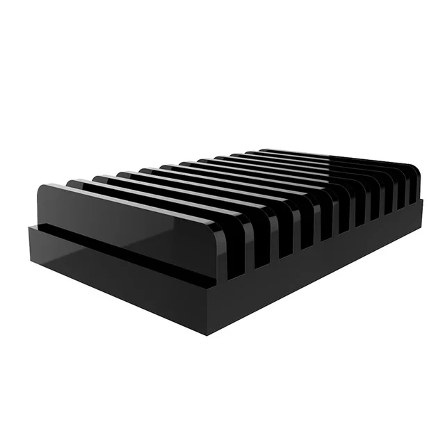 Sipolar Multi-Function Charge Station stand Charging Dock Splicing Holder Storage Box For iPhone 5 6S 7 Plus iPad MAC Tablets black