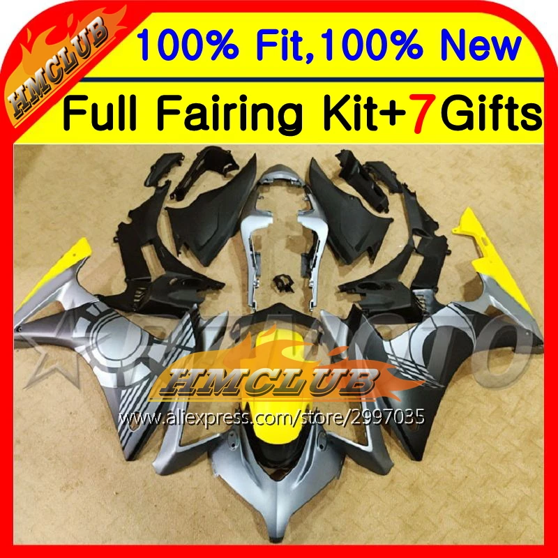 Матовый серебристый обтекатель BodyFlat для HONDA Injection CBR500R 13 15 CBR500RR 12HM13 CBR 500R CBR500 R 14 2013