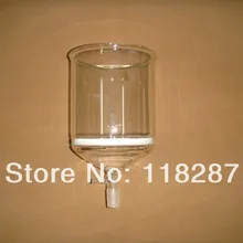 3000 мл, 24/29, Стеклянная Воронка Buchner с боковым рычагом, 3# крупный фильтр, воронка, лабораторная стеклянная посуда, лабораторная воронка