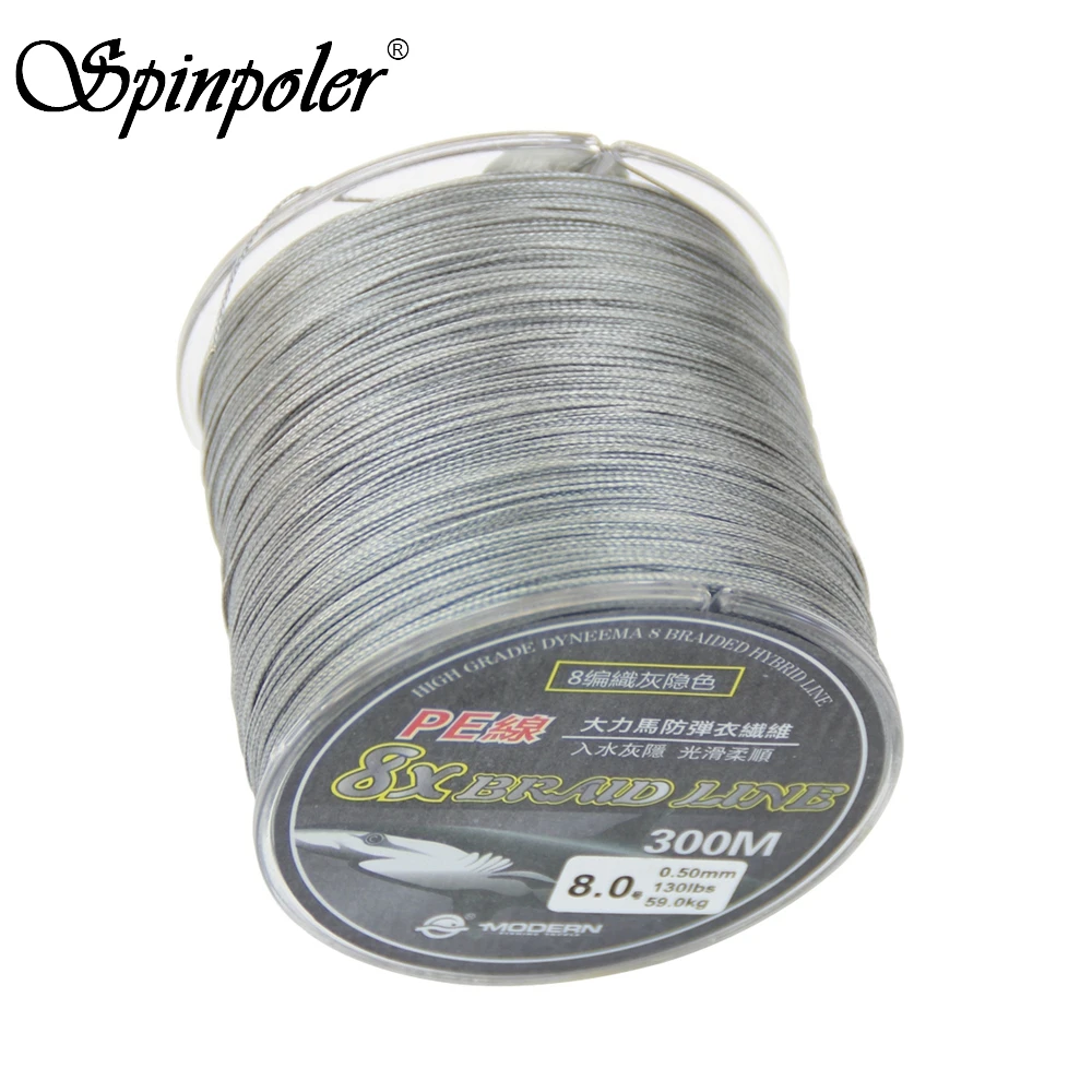 Spinpoler Wholesale River Sea Fishing 300 Meters 8x Braided Fishing
