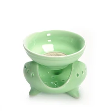 Китай Керамика чай фильтр, чайный набор кунг-фу аксессуары, заварки чая Многоразовые Фильтр для заваривания трав свободные кофе Leaf специй фильтр