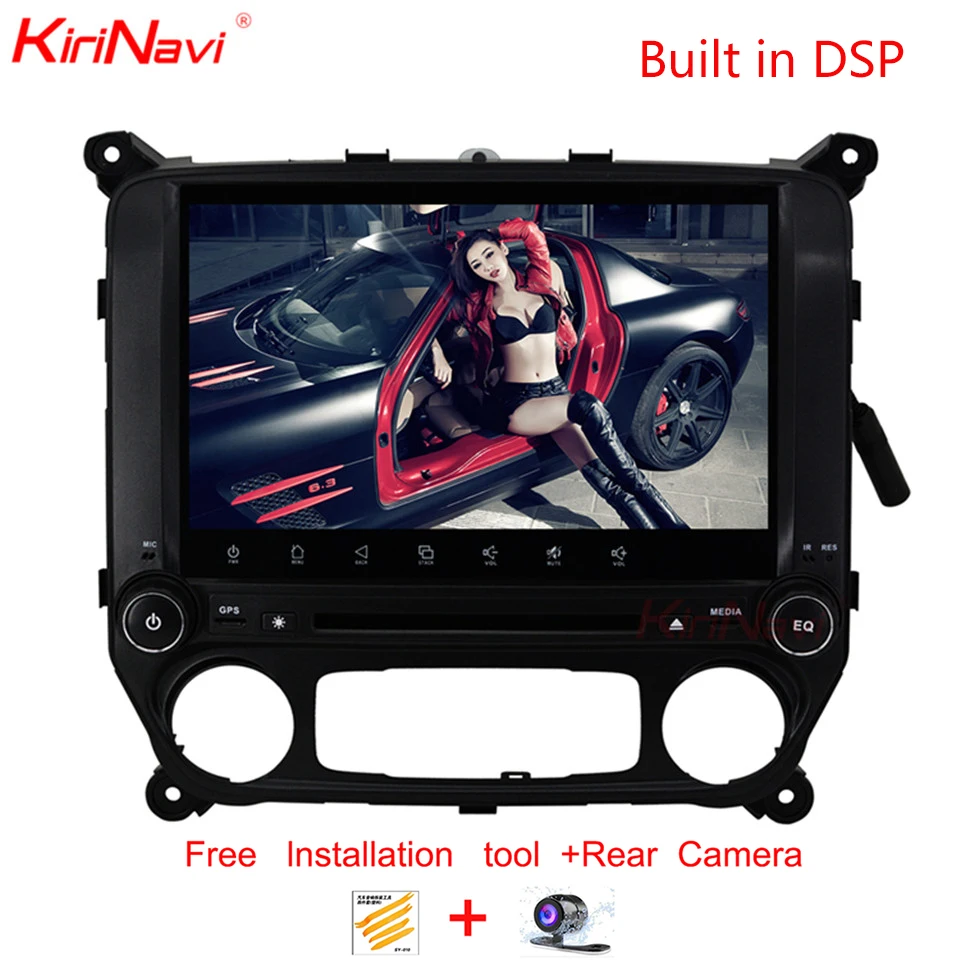

KiriNavi 10.2" Touch Screen PX5 Octa Core Android 6.0 Car Stereo For Chevrolet Silverado Car Radio GPS Navigation Built in DSP