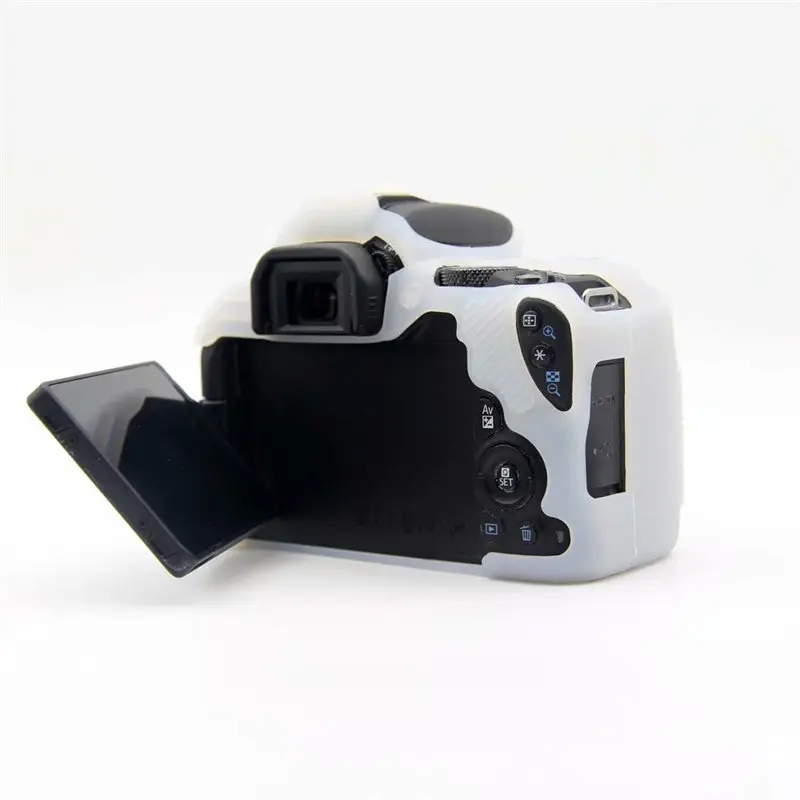 Olivemoon Камера силиконовой резины чехол КРЫШКА ДЛЯ цифровой однообъективной зеркальной камеры Canon EOS 600D 650D 700D 800D 200D 1500D 1300D 77D 70D 80D 6D 5D3 5D4 6D2