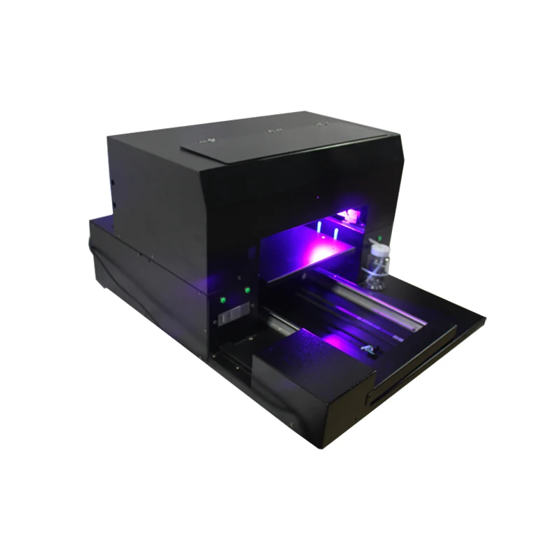 A3 планшетный УФ-принтер, печать белым цветом может быть предоставлена, покрытие для некоторые материалы печати, рельефная печать эффект