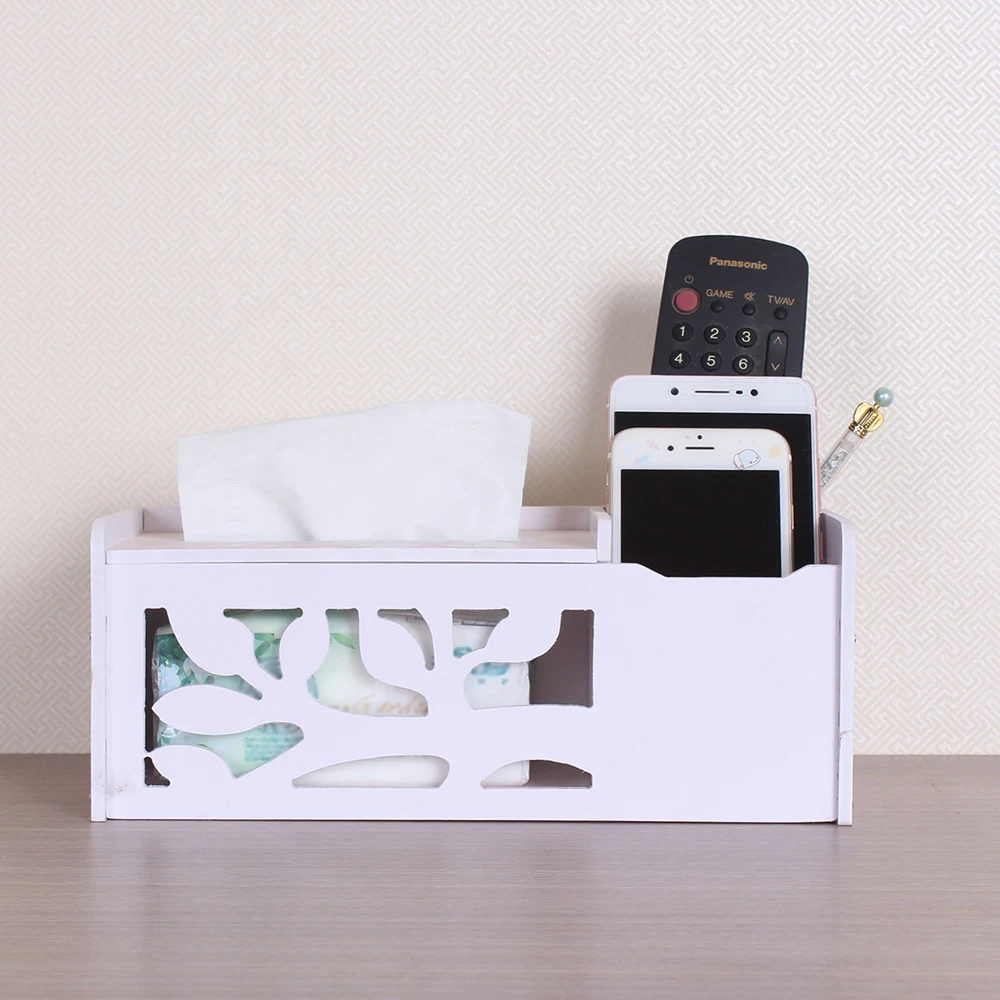 

Multifunctional Tissue Box Creative DIY Household Item Pocket-handkerchief Telecontroller Storage Box Container Case m