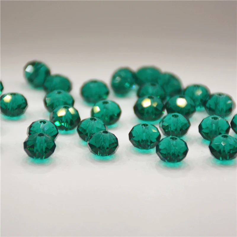 70 шт. стеклянные бусины с гранями 6 х8 мм|faceted rondelle beads|crystal beadsrondelle beads |