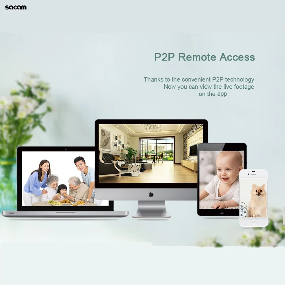 Mini WiFi Camera 2018 Fish-eye Home Security Camera IP HD 720P Mini Webcam Wireless Baby Nanny Camera Night Vision with Audio