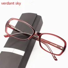 Новинка, коричневые ацетатные женские очки, оправа для компьютера, итальянский бренд, дизайнерские, прозрачные оптические очки для близорукости, винтажные очки, подставка
