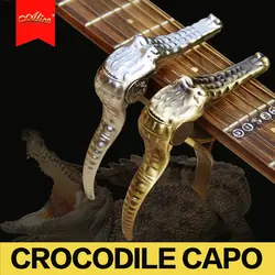 Алиса крокодил Капо для электрических бас-гитара, акустической гитары народного Capo Capotasto сплав + высокое качество силикагеля