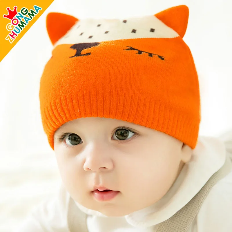 2017 New Arrival Baby Skullies 0 12 Months Baby Beanies Boy Girl