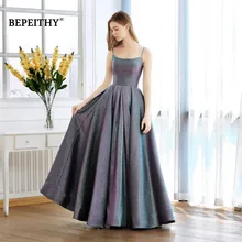 Abiti Da Cerimonia Da Sera ТРАПЕЦИЕВИДНОЕ вечернее платье длинное vestido de festa Дешевое выпускное платье Элегантное блестящее платье Новинка