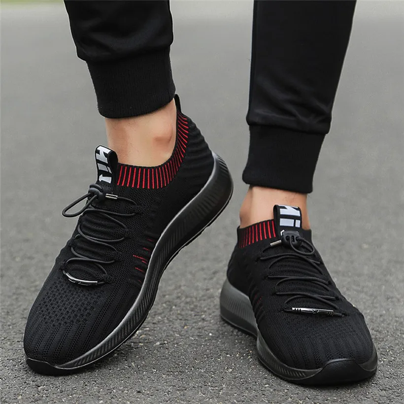 Осенняя спортивная обувь для мужчин уличные износостойкие мужские кроссовки спортивные кроссовки на шнуровке кроссовки Zapatos De Hombre 0910
