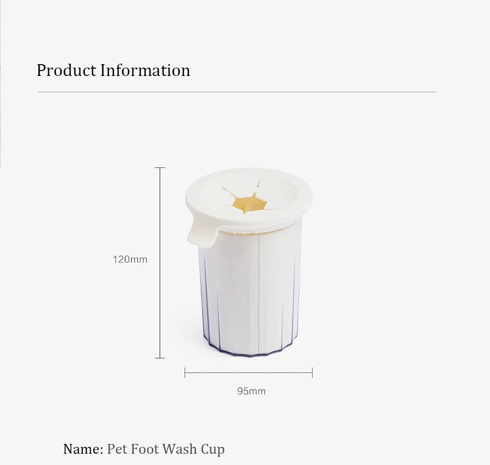  Xiaomi Pet Dogs Foot Clean Cup Dog Paw Cleaner Cup Soft Plastic Washing Brush Paw Washer Pet Accessories Dog Pet Folding Bowl (16)