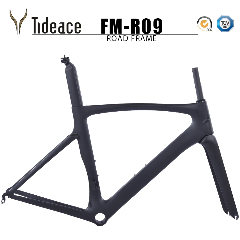 Excellent 2019 Carbon Road Bike Frame Chinese Carbon Road Frame Cycling Bicicleta 56cm PF30 Road Bike Frame Road Carbon Frameset 1