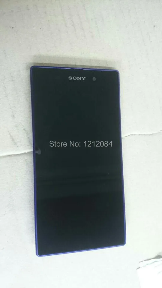 

Purple frame+Lcd Display Screen+Touch Panel Digitizer Assembly For Sony Xperia Z1 c6902 C6903 L39H c6906 c6943 Pantalla