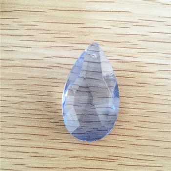 

Lt Blue 20pieces 38mm Crystal Chandelier Pendant Crystal Prism Chandelier Hanging Parts Can with Wedding Garland Beads For Sales