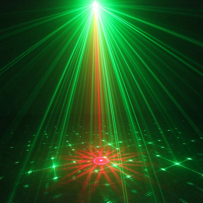 Обновленный синий светодиодный лазерный мини-проектор сценическая голографическая лампа Dj для лазерного шоу оборудование проектор света в виде метеоритного дождя