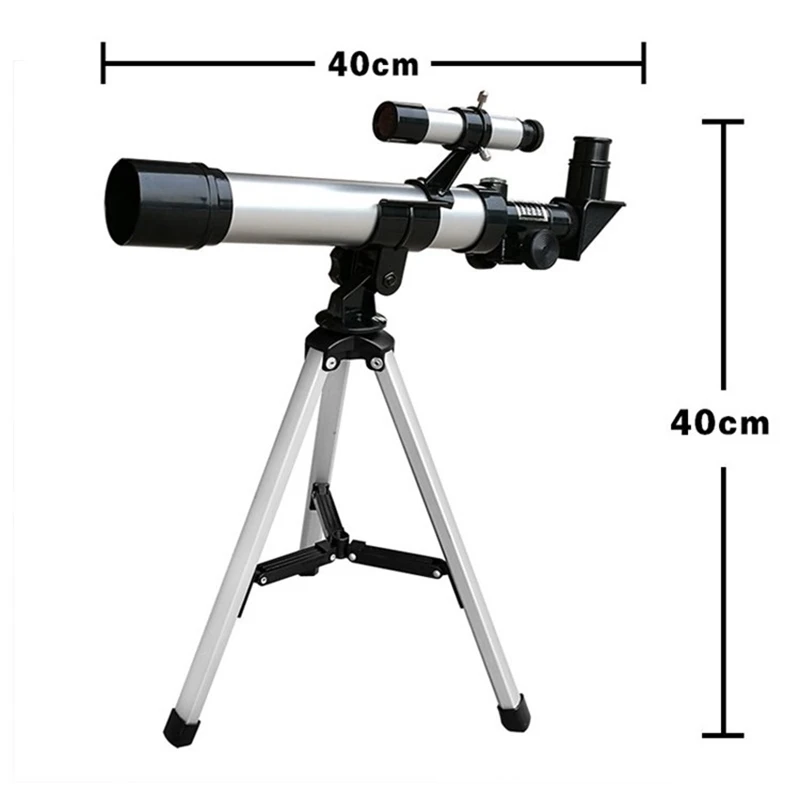 HD 32X Refractive Astronomical Telescope with Finderscope F40040 Monocular Refractor Telescope for Student Children Beginner Use HD 32X Refractive Astronomical Telescope with Finderscope F40040 Monocular Refractor Telescope for Student Children Beginner Use