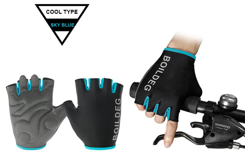 Велосипедные перчатки BOODUN Half Finger велосипед ударопрочный MTB горные велосипедные перчатки мужские спортивные велосипедные перчатки Guantes Ciclismo