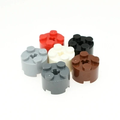 

MOC 50 Pcs Round 2x2 DIY Light Bricks Building Block Blocks Bricks For Children Compatible With mounts Part