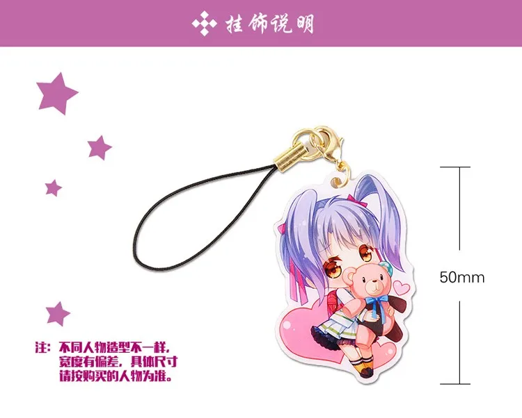 Musaigenいいえファントム世界zumiレイナ水無瀬小糸製作所くるみ両面印刷かわいいアニメキャラクターメタルバッジ電話ストラップ Strap Strap Strap Phonestrap Anime Aliexpress