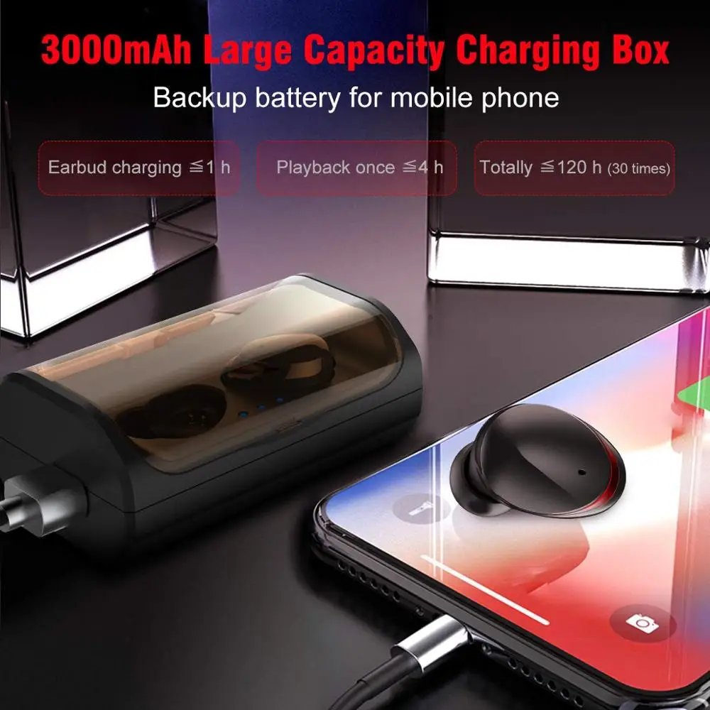 T8 Mini TWS Bluetooth 5 0 настоящие беспроводные наушники вкладыши Наушники глубокий бас