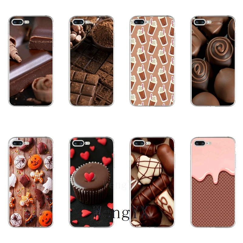 

Vintage Chocolate cake print Soft Silicone case For Samsung Galaxy S10 A10 A30 A40 A50 A60 A70 A6s A8 Plus A9s J4 J6 J8 2018