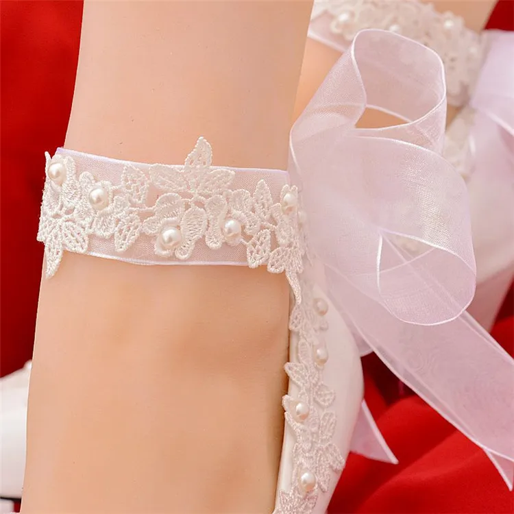 Белые свадебные туфли; женские туфли на высоком каблуке с ремешком на щиколотке; Туфли-лодочки; женская обувь; женская свадебная обувь; chaussure femme talon;#68