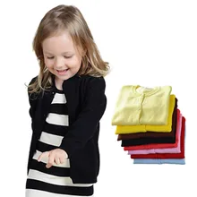 Новинка для маленьких мальчиков свитер Кардиган для девочек и мальчиков 15 цветов осень-зима Вязаные Детские свитер верхняя одежда От 1 до 6 лет