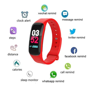 

Smart Bracelet F602 Pedometer Fitness Bracelet Heart Rate Monitor Activity Tracker Smart Band Wristband Smart Watch