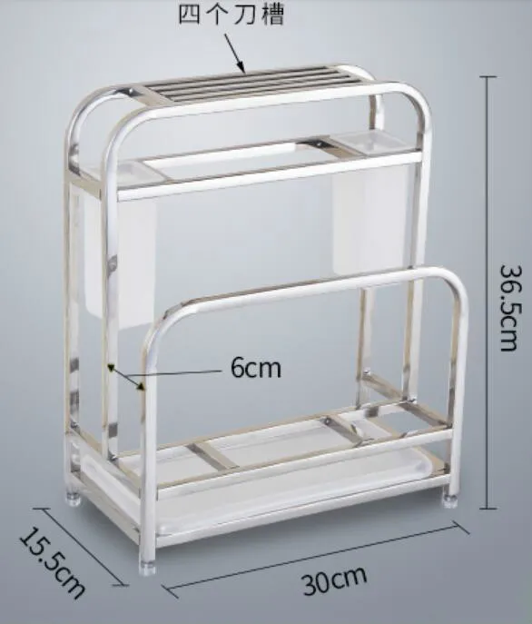 Подставка для кухонных ножей из нержавеющей стали, разделочная доска для ножей, Многофункциональные кухонные принадлежности, стойка