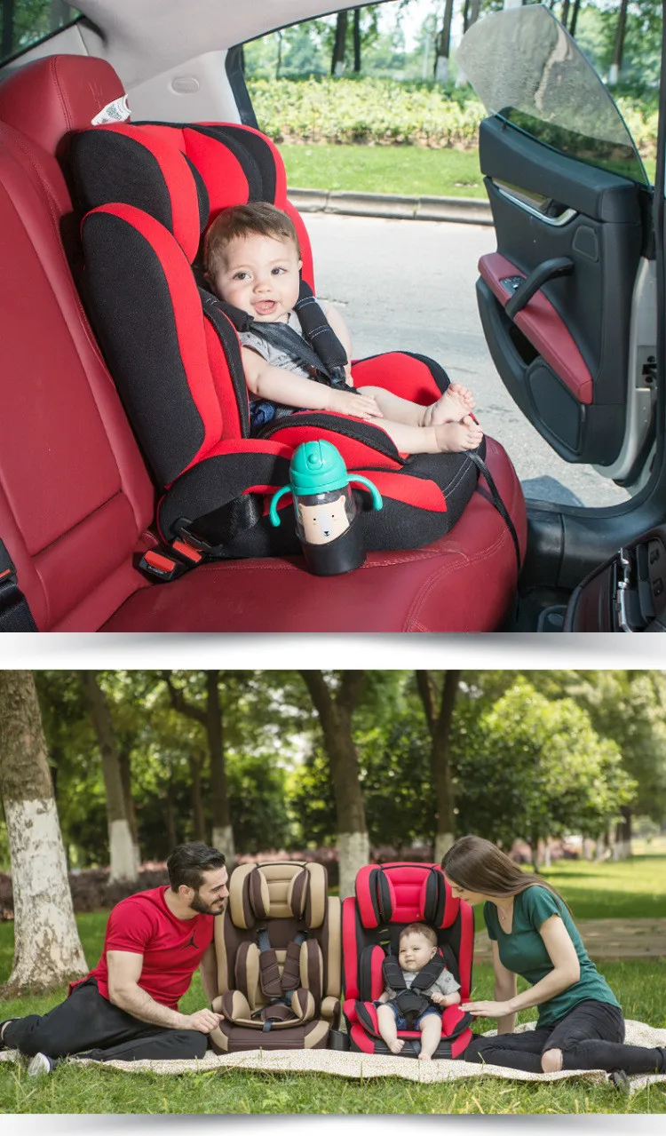 CARMIND детское автомобильное безопасное сиденье с подстаканником isofix мягкие автомобильные кресла с интерфейсом для 1-12 лет 9-36 кг автокресла