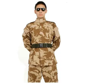 

Army desert camouflage suits CS fans fighting equipment service training uniform tactical clothing