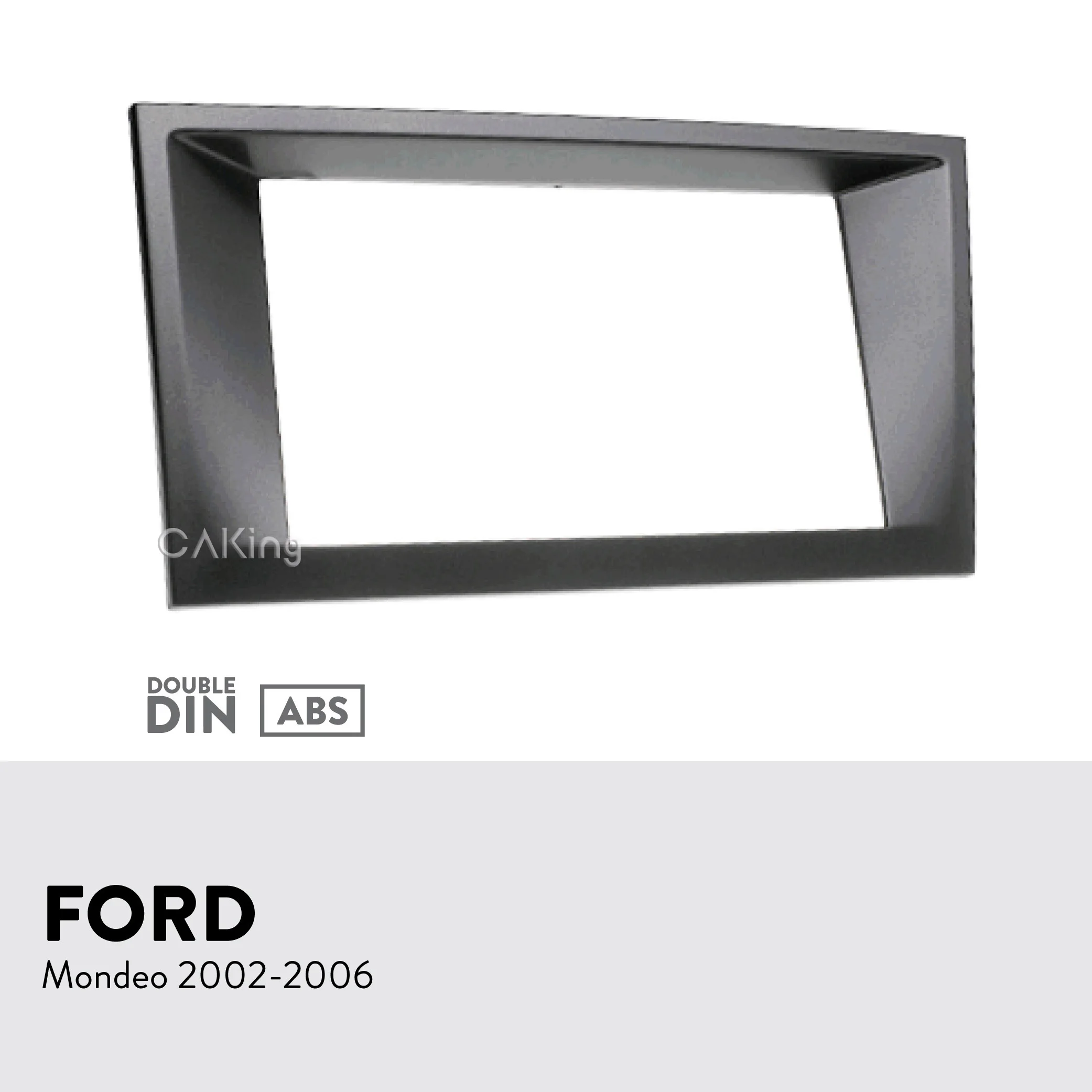 Двойной Din фасции Радио панель для FORD Mondeo 2002-2006 аудио рамка Dash монтажный комплект Facia Лицевая панель Адаптер Крышка передняя рамка