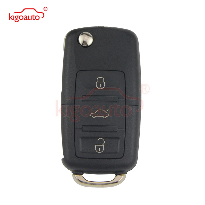 1KO959753N откидной ключ HU66 3 кнопки 434 МГц для VW Jetta Passat 50 Вт 1KO 959 753 N дистанционный ключ kigoauto