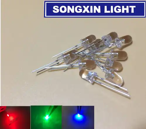 3mm 5mm 8mm 10mm Ultra Bright LED Red//Green//YellowBlue//White Lamp Emitting Diode