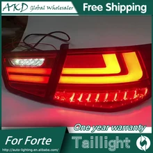 AKD автомобильный Стайлинг для Kia Forte задний светильник s 2009- Cerato светодиодный задний светильник Forte задний фонарь DRL+ тормоз+ Парк+ сигнал