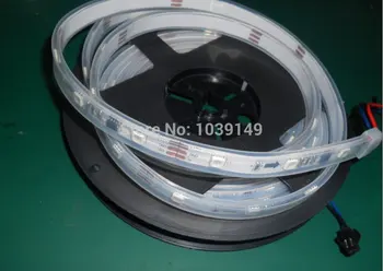 

Promotion!!! 5m ws2811 led digital strip,DC12V input,WS2811IC(256 scale);10pcs IC and 30pcs 5050 SMD RGB each meter;waterproof