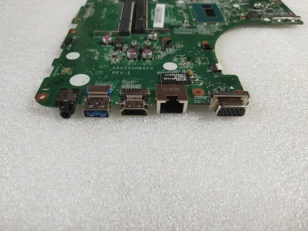 Для acer V3-472 E5-471 Материнская плата ноутбука DA0ZQ0MB6E0 с I3 Процессор бортовой DDR3 полностью протестирована