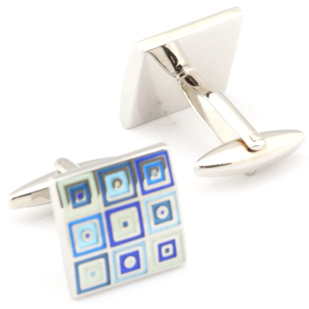 

New Arrive Men's Shirt Cufflinks Metal Copper Men Enamel Cuff Links For Wedding Party Fashion Simple Men Sleeve Shirt Cufflinks