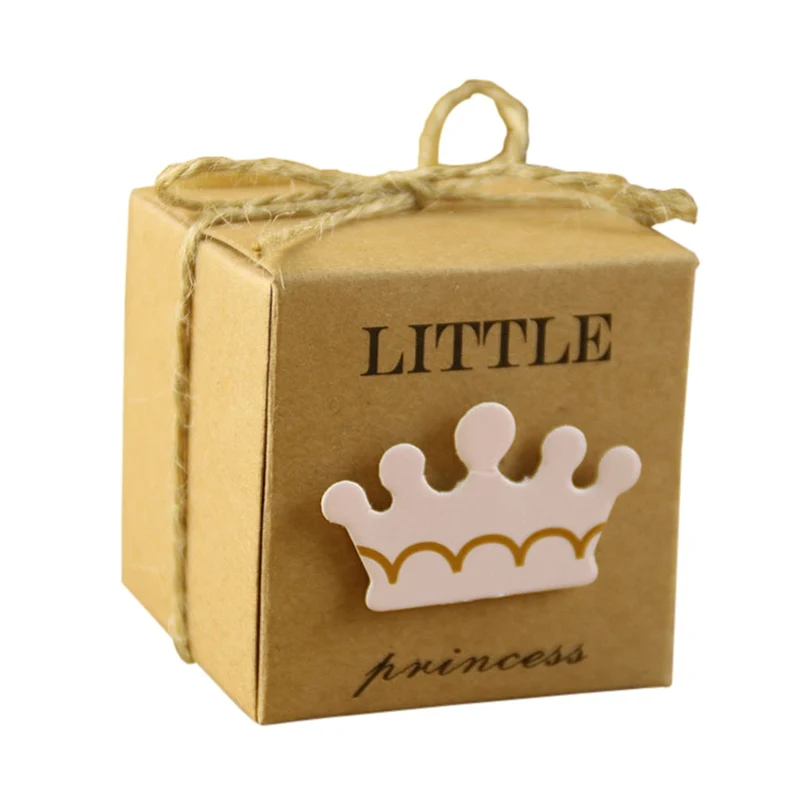 

Urijk 10PCs Mini Kraft Paper Candy Box Wedding Birthday Party Decorations Packaging Cardboard Gift Box DIY Kids Baby Shower