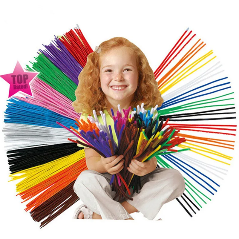 100Pcs-set-Educational-Toys-Montessori-Materials-Chenille-Children-Sticks-Puzzle-Craft-Colorful-Pipe-Cleaner-Handmade-DIY (2)