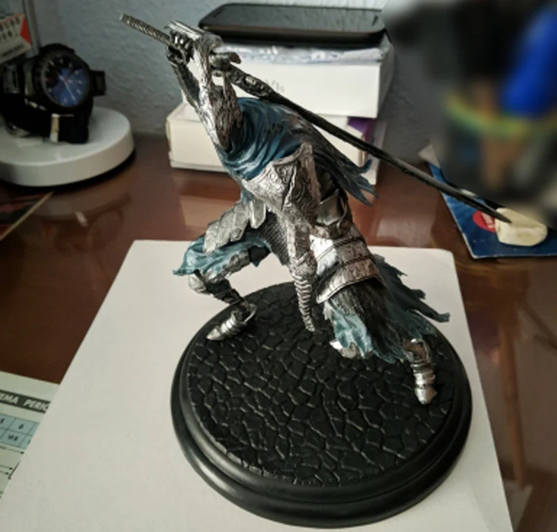 20cm Game Dark Souls DXF Sculpt Collection Vol.3 Black Knight Banpresto Faraam Knight Artorias The Abysswalker Action Figure (15)