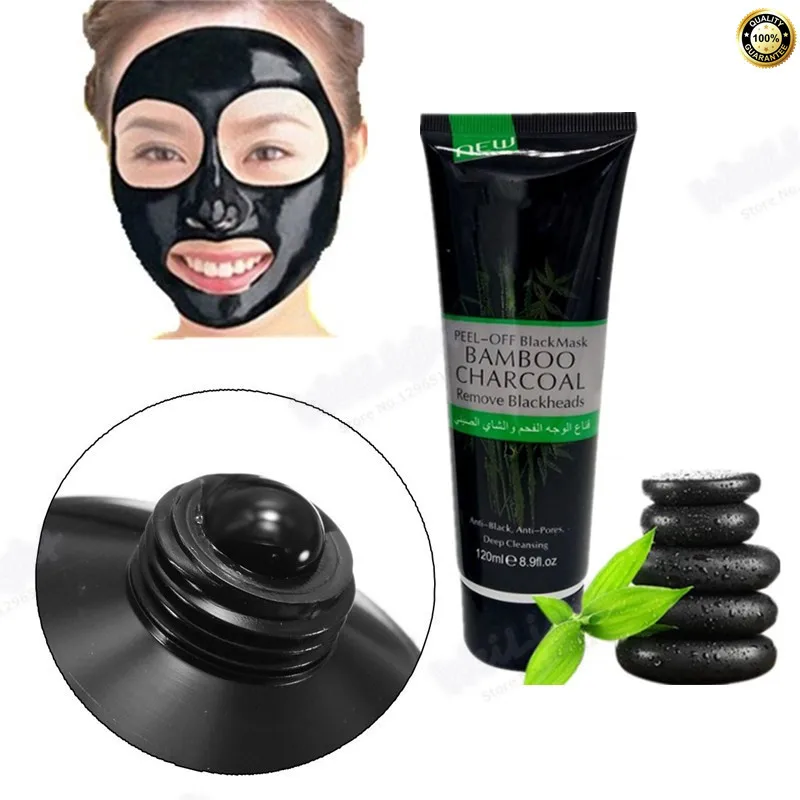 120ml Big Bottle Black Mask Facial Nose Blackhead Remover Peeling Peel Off Head Acne Treatments Face Care Suction | Красота и