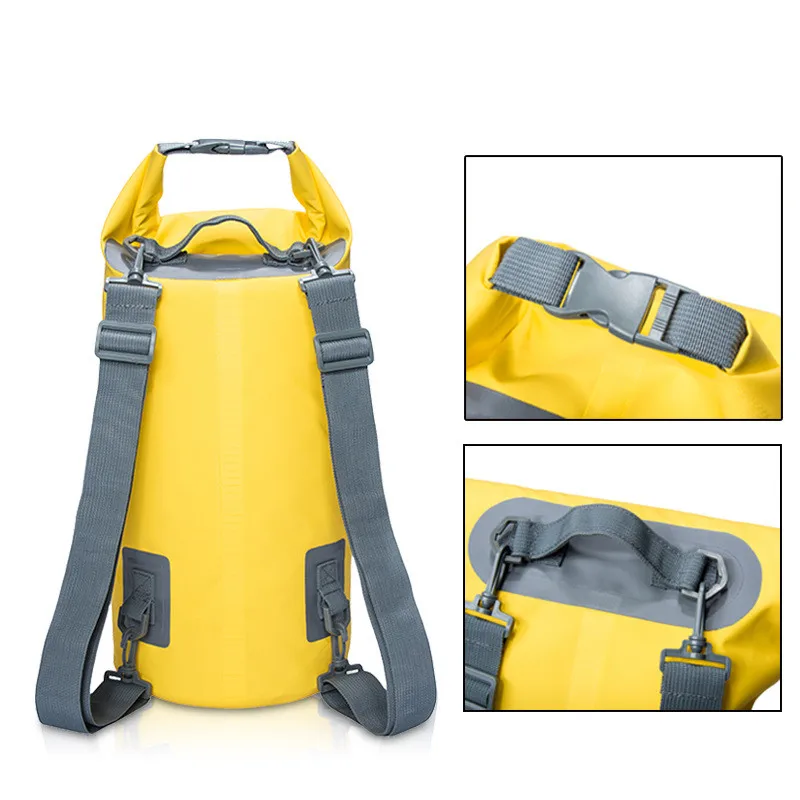 10L 20L Swimming Waterproof Bags Storage Dry Sack Bag For Canoe Kayak