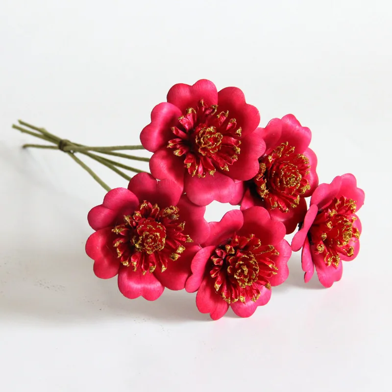 

Artificial flower wholesale artificial flowers dried flowers simulation dried red living room Artificial flower decoration