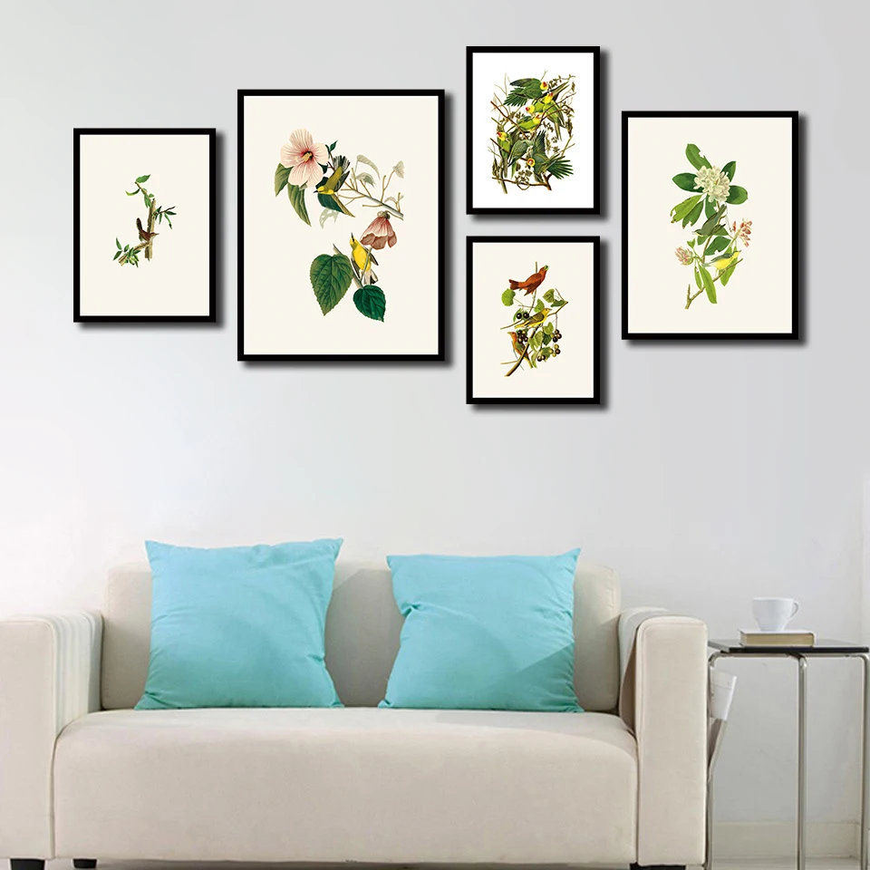 

Print HD Painting Picture Simple Nordic Tree Branches And Leaves Poster Home Decoration On Canvas Modern Style Wall For Artwork