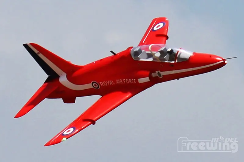 Радиоуправляемый самолет EDF jet New Freewing Flightline Bae Hawk 70 мм модель самолета 6S PNP